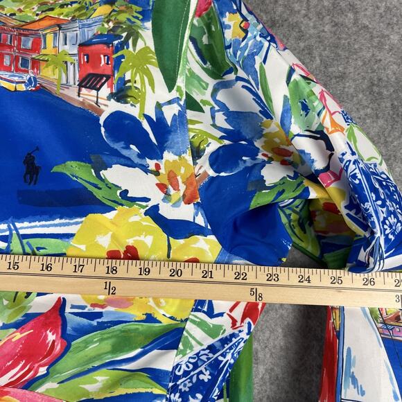 Polo Ralph Lauren Riviera Windbreaker Jacket Mens Large Packable Colorful Resort - Picture 9 of 16